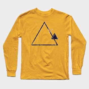 Artistic Geometric Decoration Long Sleeve T-Shirt